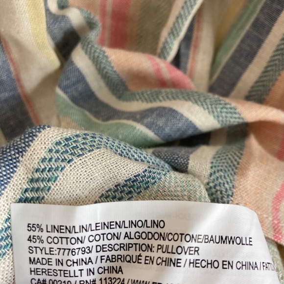 FDJ  French dressing Jeans linen blend top - Picture 3 of 7